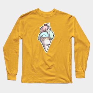 Kitty Cone Long Sleeve T-Shirt